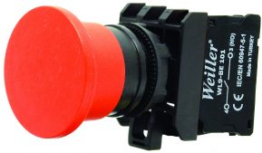 WL9-AC42 Plastic Mushroom Button (1NC)