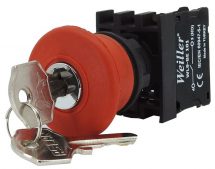 WL9-AS142 Plastic Emergency Stop Button (1NC)