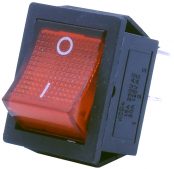 W-502 4 Pin Işıklı Geniş Tip ON/OFF Anahtar