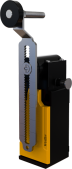 XCK-SEP123ARE 18mm Plastik Makaralı Resetli Kararlı Ayarlı Eğri Kol Limit Switch 1NO/1NC