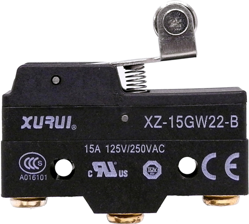 XZ-15GW22-B (CM1703) Kısa Palet Metal Makaralı Switch (1NO+1NC