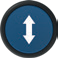 Blue Up Down Arrow
