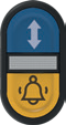 Blue Arrow / Yellow Bell