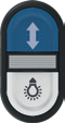 Blue Arrow / Black Lamp