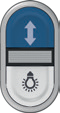 Blue Arrow / Black Lamp
